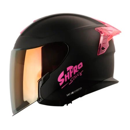 CASCO ABIERTO SHAFT 240 DV NEGRO ROSA